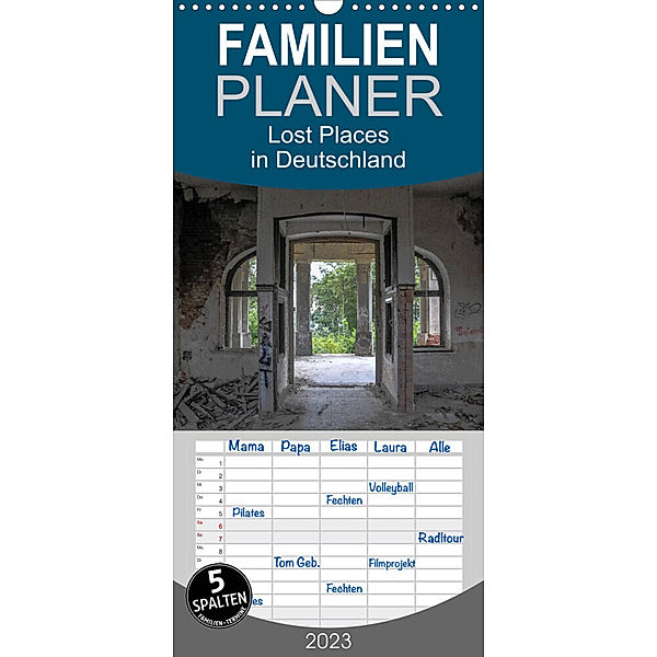 Familienplaner Lost Places in Deutschland (Wandkalender 2023 , 21 cm x 45 cm, hoch), Michael Schultes