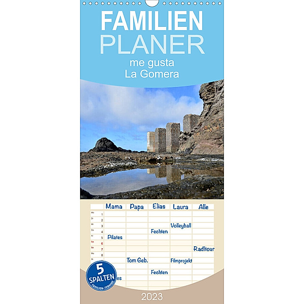 Familienplaner me gusta La Gomera (Wandkalender 2023 , 21 cm x 45 cm, hoch), Christine Witzel