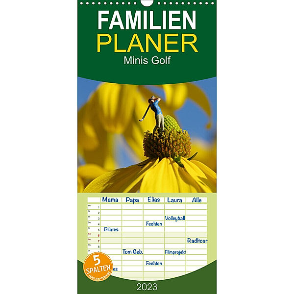 Familienplaner Minis Golf (Wandkalender 2023 , 21 cm x 45 cm, hoch), Ulrike Schopp