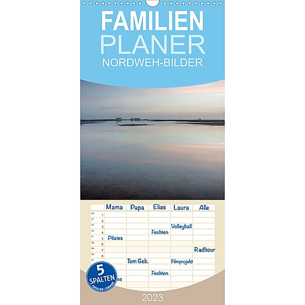 Familienplaner NORDWEH-Bilder 2023 (Wandkalender 2023 , 21 cm x 45 cm, hoch), Beate Zoellner