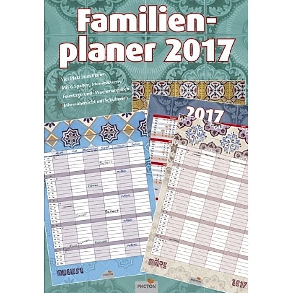 Familienplaner Ornamente 2017