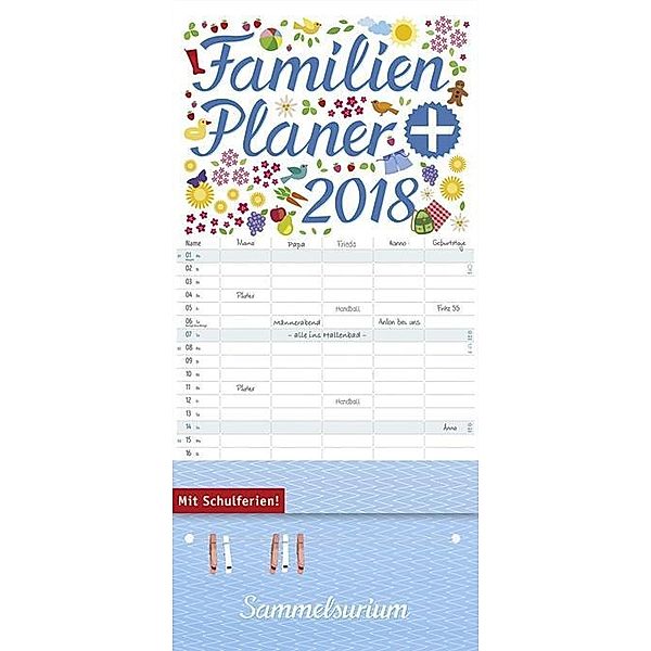 Familienplaner plus Clips 2018