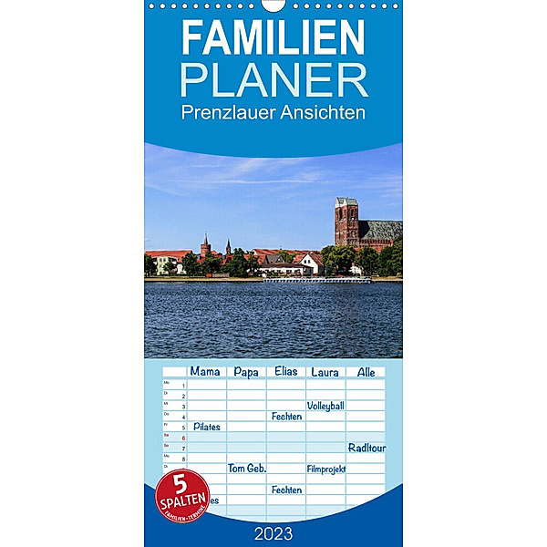 Familienplaner Prenzlauer Ansichten (Wandkalender 2023 , 21 cm x 45 cm, hoch), Thomas Schulze