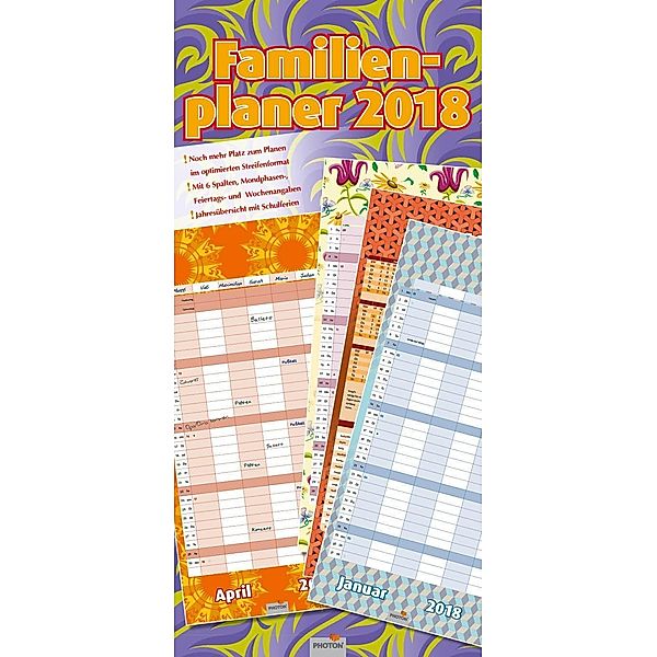 Familienplaner Retro 2018