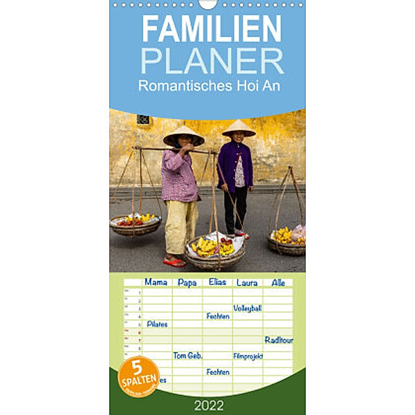 Familienplaner Romantisches Hoi An (Wandkalender 2022 , 21 cm x 45 cm, hoch), Roland Brack