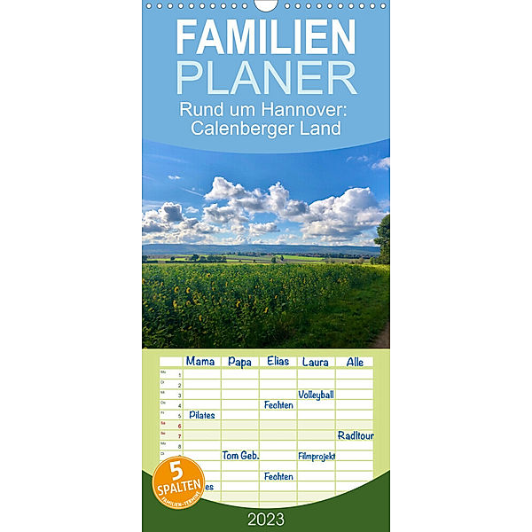 Familienplaner Rund um Hannover: Calenberger Land (Wandkalender 2023 , 21 cm x 45 cm, hoch), Jeannine Raehse