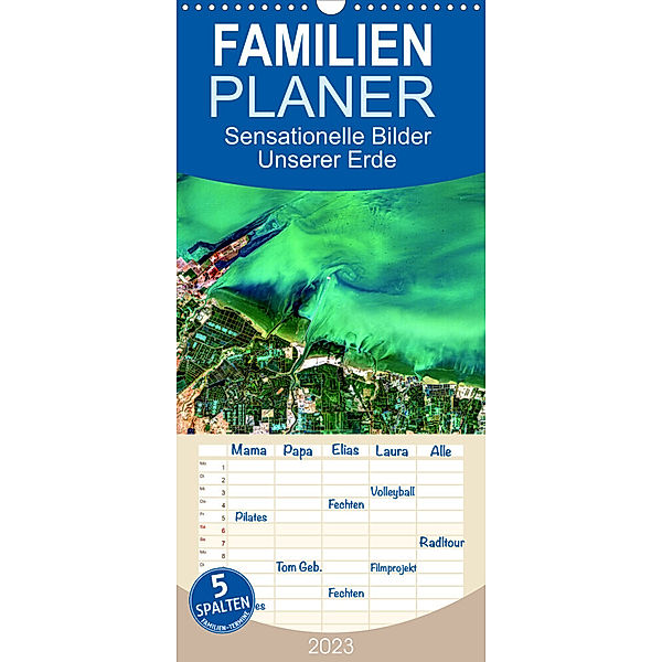 Familienplaner Sensationelle Bilder Unserer Erde (Wandkalender 2023 , 21 cm x 45 cm, hoch), Ralf Müller