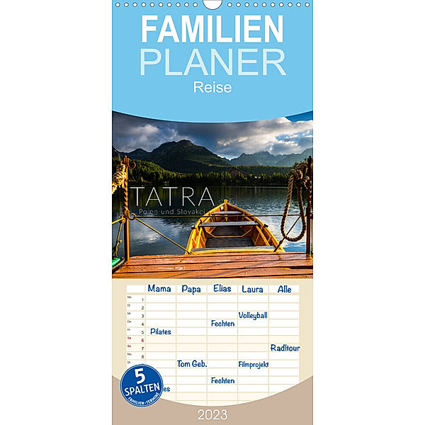 Familienplaner Tatra. Polen und Slowakei (Wandkalender 2023 , 21 cm x 45 cm, hoch), Mikolaj Gospodarek