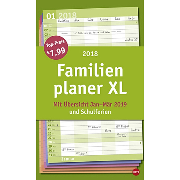 Familienplaner XL Basic 2018