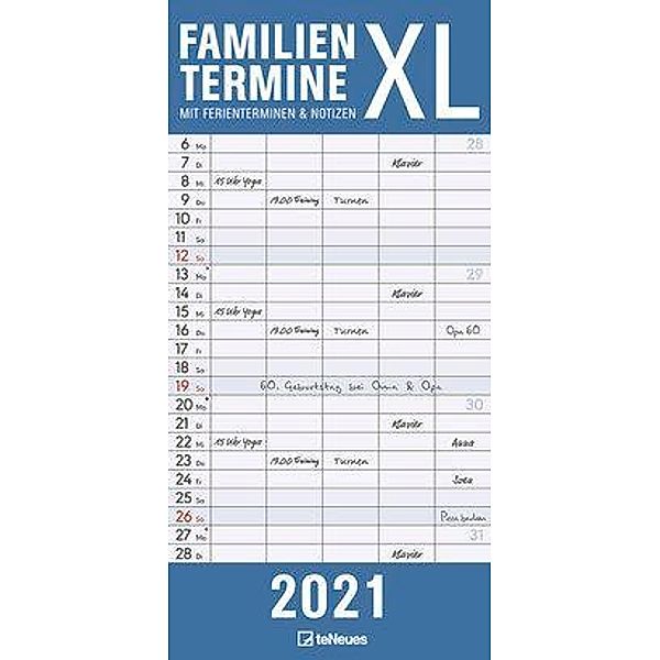 Familientermine XL 2021