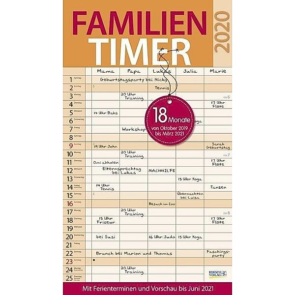 Familientimer 2020