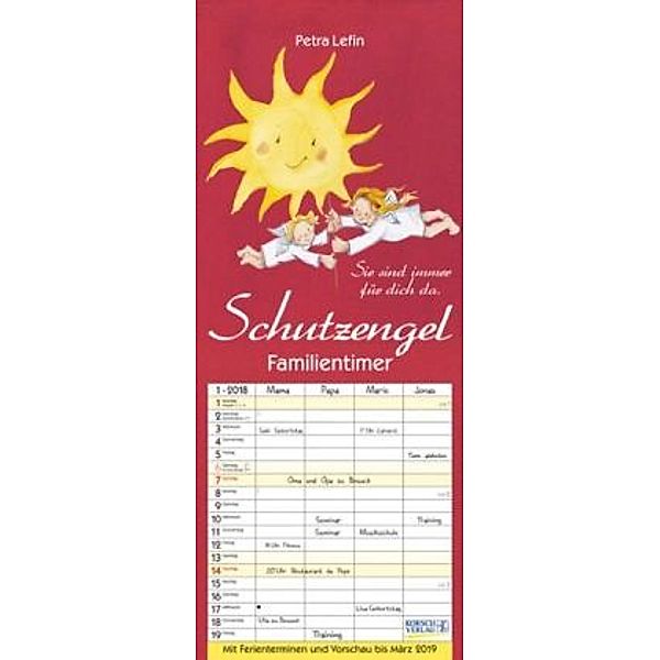 Familientimer Schutzengel 2018