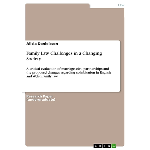 Family Law Challenges in a Changing Society, Alicia Danielsson