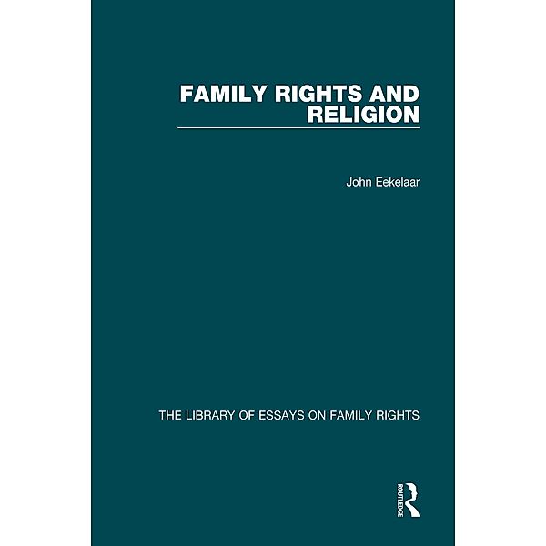 Family Rights and Religion, John Eekelaar