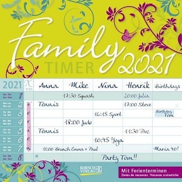 Family Timer - Floral 2021