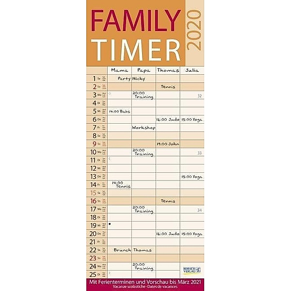Family Timer Lifestyle 2020