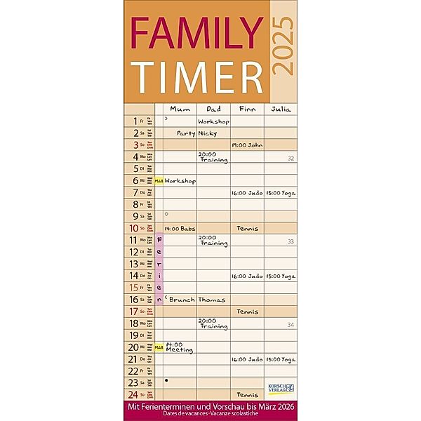Family Timer Lifestyle 2025
