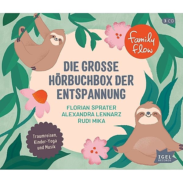 FamilyFlow. Die große Hörbuchbox der Entspannung,3 Audio-CD, Florian Sprater, Alexandra Lennarz, Rudi Mika