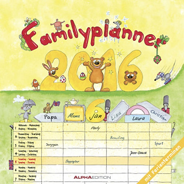 Familyplanner 2016