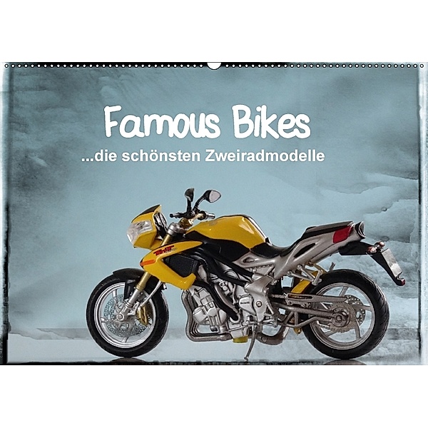 Famous Bikes - die schönsten Zweiradmodelle (Wandkalender 2018 DIN A2 quer), Klaus-Peter Huschka