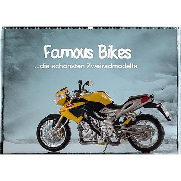 Famous Bikes - die schönsten Zweiradmodelle (Wandkalender 2020 DIN A2 quer), Klaus-Peter Huschka