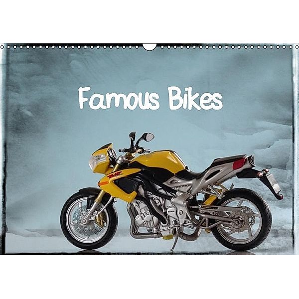 Famous Bikes / UK-Version (Wall Calendar 2017 DIN A3 Landscape), Klaus-Peter Huschka