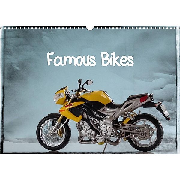 Famous Bikes / UK-Version (Wall Calendar 2023 DIN A3 Landscape), Klaus-Peter Huschka