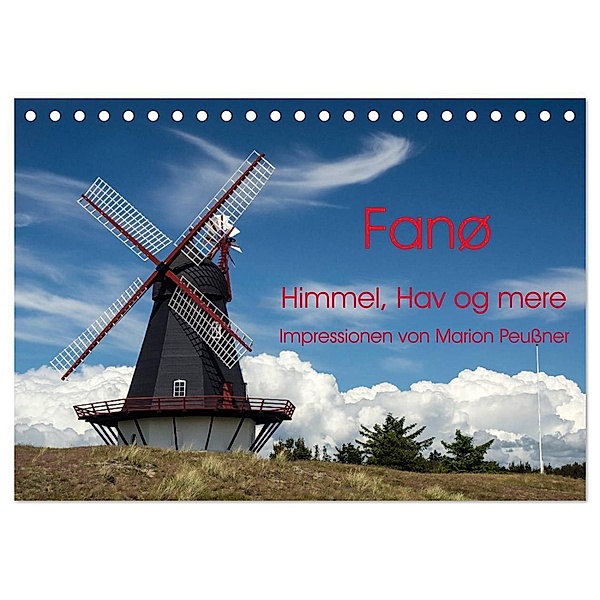 Fanø - Himmel, Hav og mere (Tischkalender 2024 DIN A5 quer), CALVENDO Monatskalender, Marion Peußner