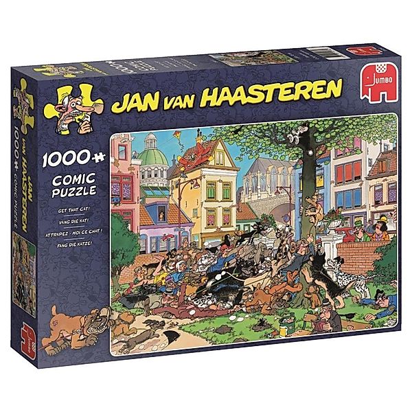 Fang die Katze! (Puzzle), Jan Van Haasteren