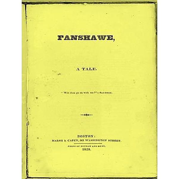 Fanshawe / Spartacus Books, Nathaniel Hawthorne