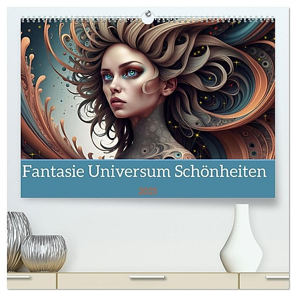 Fantasie Universum Schönheiten (hochwertiger Premium Wandkalender 2025 DIN A2 quer), Kunstdruck in Hochglanz, Calvendo, Dusanka Djeric