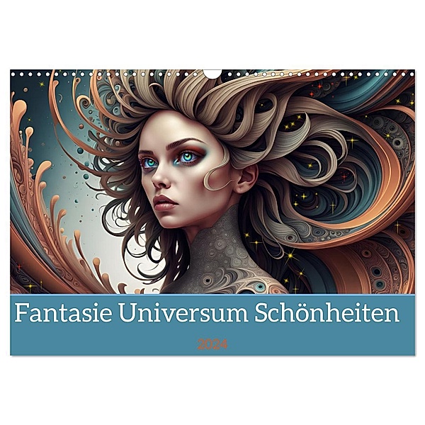 Fantasie Universum Schönheiten (Wandkalender 2024 DIN A3 quer), CALVENDO Monatskalender, Calvendo, Dusanka Djeric