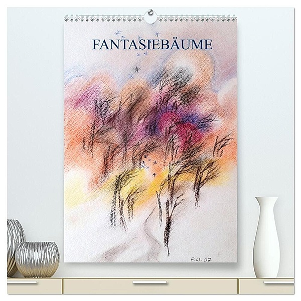Fantasiebäume (hochwertiger Premium Wandkalender 2024 DIN A2 hoch), Kunstdruck in Hochglanz, Natascha Peters