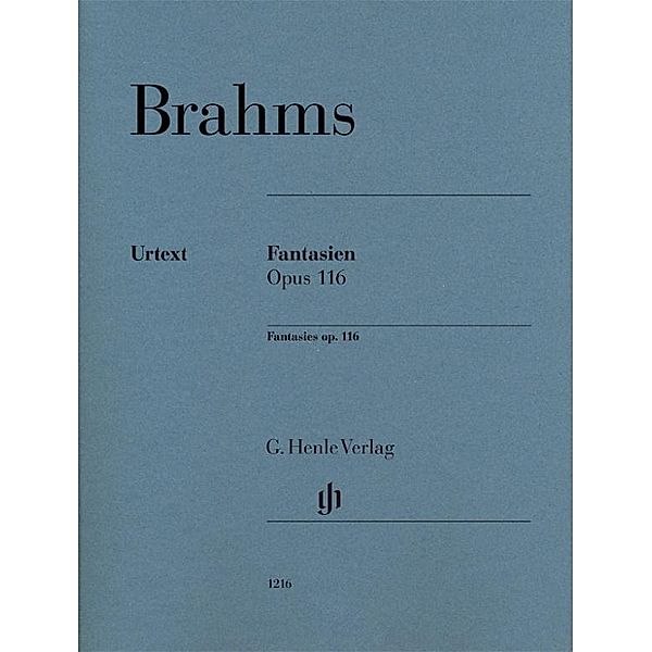 Fantasien op. 116 für Klavier zu zwei Händen, Johannes Brahms - Fantasien op. 116