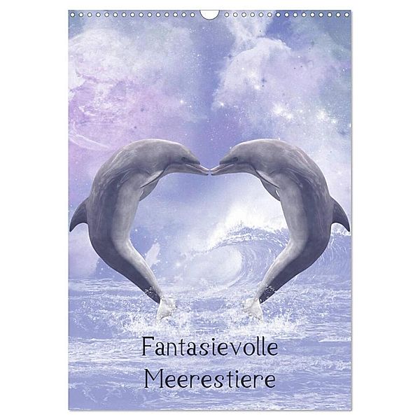 Fantasievolle Meerestiere (Wandkalender 2024 DIN A3 hoch), CALVENDO Monatskalender, Simone Gatterwe