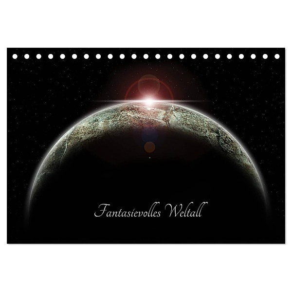 Fantasievolles Weltall (Tischkalender 2024 DIN A5 quer), CALVENDO Monatskalender, Wibke Geiling