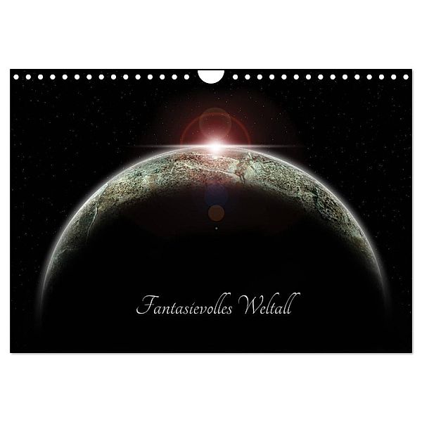 Fantasievolles Weltall (Wandkalender 2024 DIN A4 quer), CALVENDO Monatskalender, Wibke Geiling