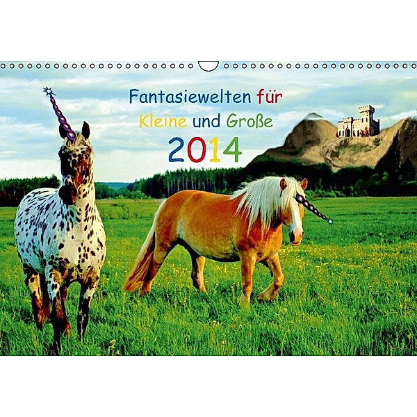 Fantasiewelten für Kleine und Große (Wandkalender 2014 DIN A3 quer), TinaDeFortunata