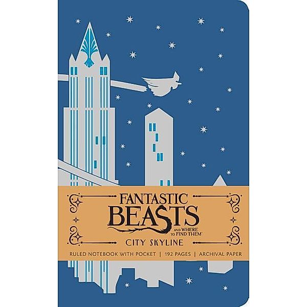 Fantastic Beasts and Where to Find Them: City Skyline Hardcover Ruled Notebook, Insight Editions