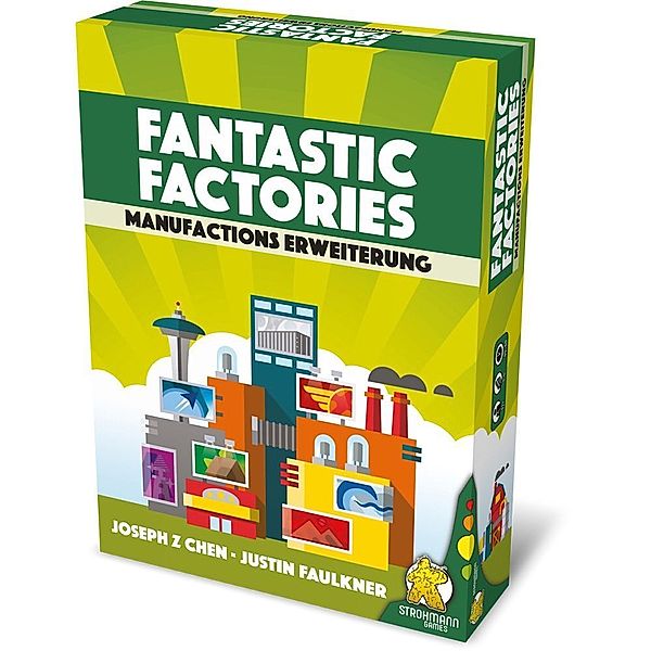 Spiel direkt, Strohmann Games Fantastic Factories: Manufactions (Erweiterung), Joseph Z. Chen, Justin Faulkner