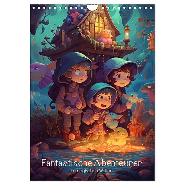 Fantastische Abenteurer in magischen Welten (Wandkalender 2025 DIN A4 hoch), CALVENDO Monatskalender, Calvendo, artefacti