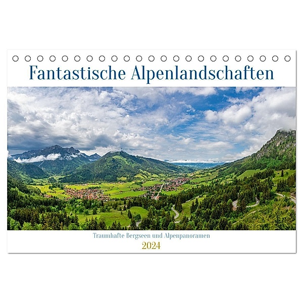 Fantastische Alpenlandschaften (Tischkalender 2024 DIN A5 quer), CALVENDO Monatskalender, Steffen Gierok-Latniak ; Magic Artist Design