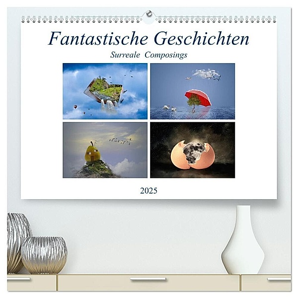 Fantastische Geschichten (hochwertiger Premium Wandkalender 2025 DIN A2 quer), Kunstdruck in Hochglanz, Calvendo, Ursula Di Chito
