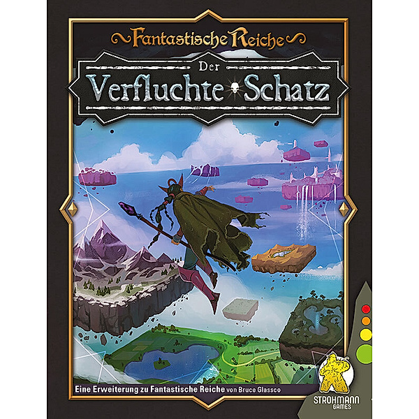 Asmodee, Strohmann Games Fantastische Reiche - Der Verfluchte Schatz (Spiel), Bruce Glassco