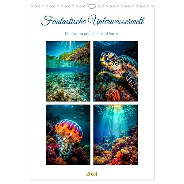 Fantastische Unterwasserwelt (Wandkalender 2024 DIN A3 hoch), CALVENDO Monatskalender, Steffen Gierok-Latniak