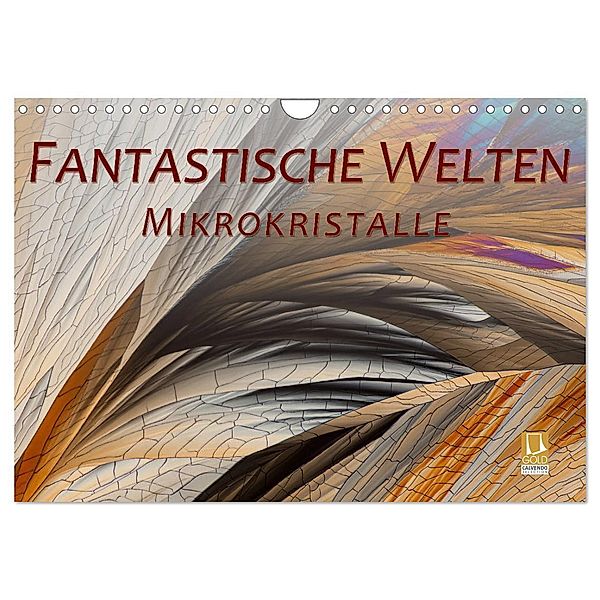 Fantastische Welten Mikrokristalle (Wandkalender 2024 DIN A4 quer), CALVENDO Monatskalender, Silvia Becker