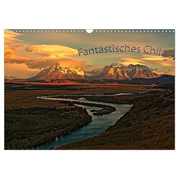 Fantastisches Chile (Wandkalender 2024 DIN A3 quer), CALVENDO Monatskalender, Michael Voß