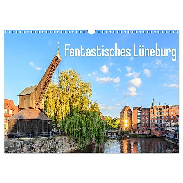 Fantastisches Lüneburg (Wandkalender 2024 DIN A3 quer), CALVENDO Monatskalender, Alexander Steinhof
