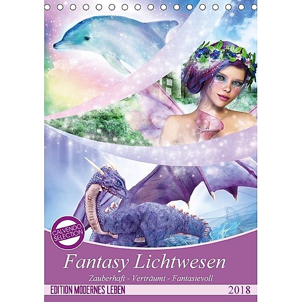 Fantasy Lichtwesen (Tischkalender 2018 DIN A5 hoch), Gaby Shayana Hoffmann