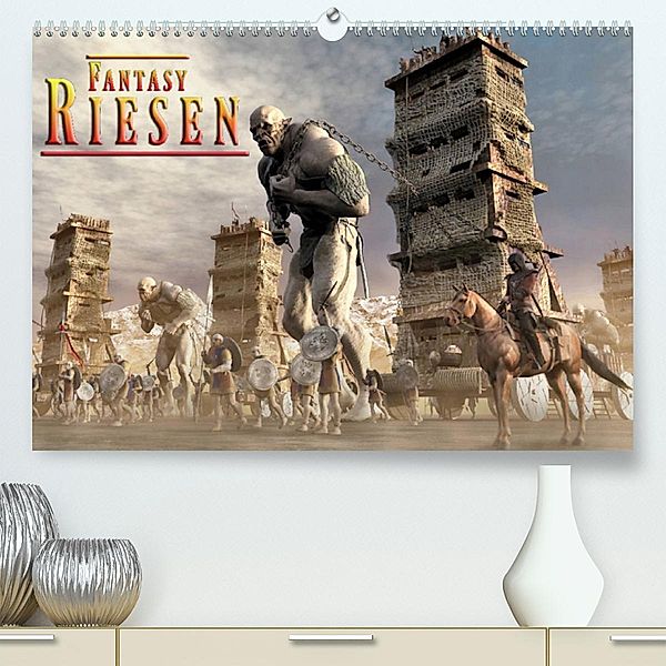 Fantasy Riesen (Premium, hochwertiger DIN A2 Wandkalender 2023, Kunstdruck in Hochglanz), Karsten Schröder